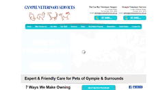 Desktop Screenshot of gympieveterinaryservices.com